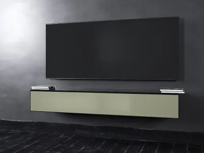 TV commode - Living room furniture 06 3D model