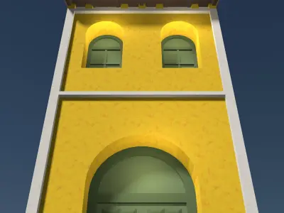 Row house 25-31 3D model