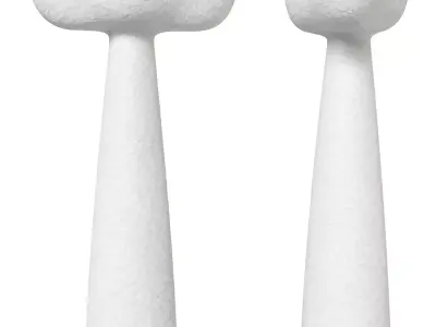 Pierre Augustin Rose floor lamp Eole 3D model