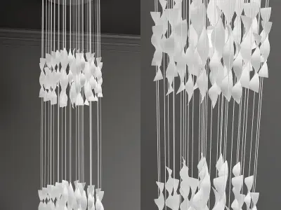 AURA 1 chandelier 3D model