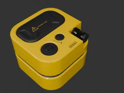 Sci-fi Portable Device Low-poly 3D model