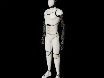 Futuristic Cyborg  3D model