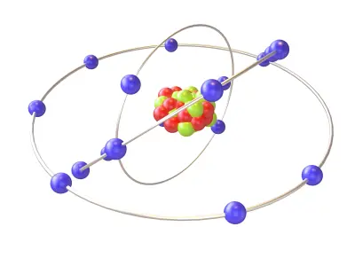 Chlorine Chemical Element v2 003 Low-poly 3D model