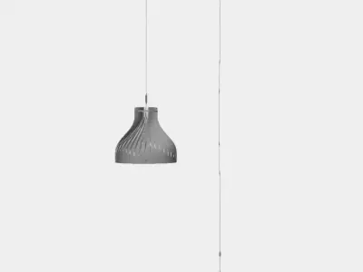 Lampe suspendue Volupte XL by lairial luminaire bordeaux Free 3D model