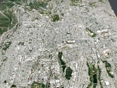 Cityscape Alma Ata Kazakhstan 3D model