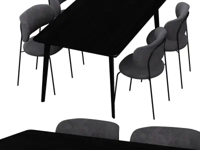 table chair for ktchen 3D model