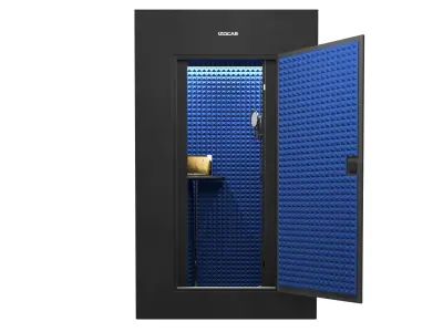 Sound isolation cabin 3D model