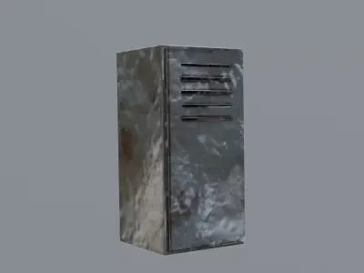 old cabinet Free 3D model