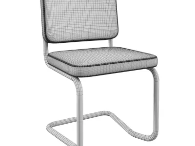 CHAIR TEDDY KINK WHITE 3D model