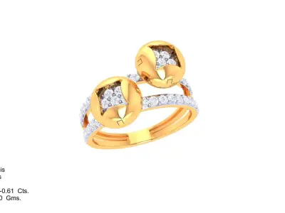 Women Ring  Render 3dm STL OBJ FBX Details 3D print model 159