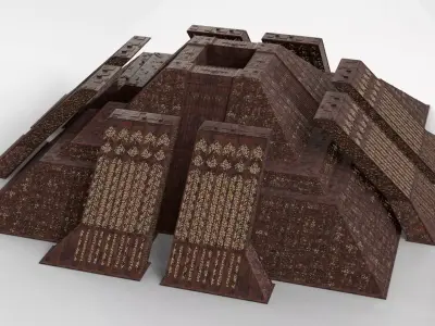 Tyrell Corporation Headquarters Low-poly 3D model