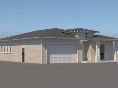 American Family Home 8 3D model