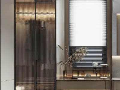 decoration Home Modern bathroom villa 3D model