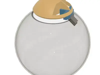  Bowl lighting cap 3D print model