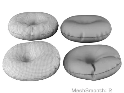 Pillow set 35 Floor pillows Society6 3D model