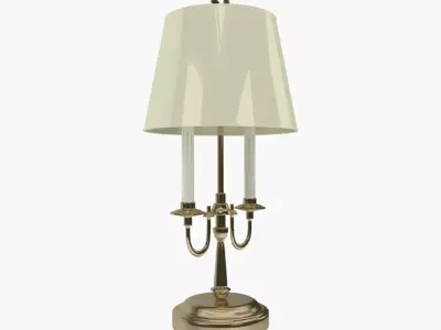 Old Table Lamp Low-poly 3D model buy