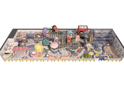 Children playground 03 3D model