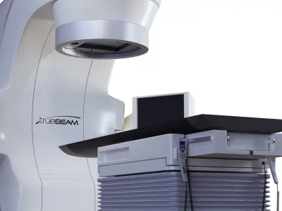 Varian Truebeam radiotherapy unit 3D model