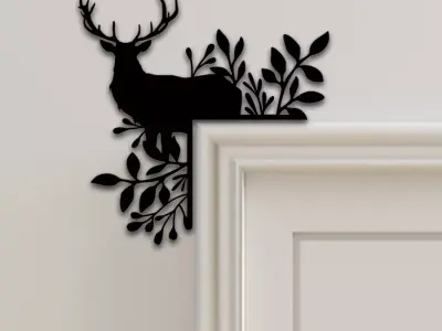 Deer Door Corner Decor 3D print model purchase
