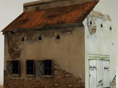  Low Poly Arab Houses V2 