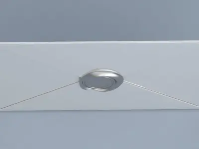 Envelope With Silver  Seal 3D model