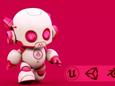 ROBO G-6  Rigged for Unreal Engine - Unity - MIXAMO 3D model