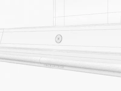 Ascot 120CM Rangehood 3D model