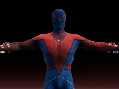 Spiderman 3D Model Low-poly 3D model