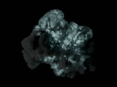 Realistic clouds for Blender 3D model