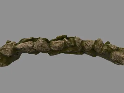 old bridge 1 Low-poly 3D model