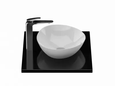 TOTO Kiwami Asymmetrical Vessel Lavatory  3D model