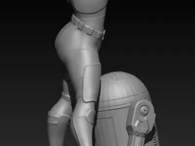 Sexy Stormtrooper 3D print model