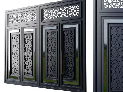 Gate black loft 012 3D model