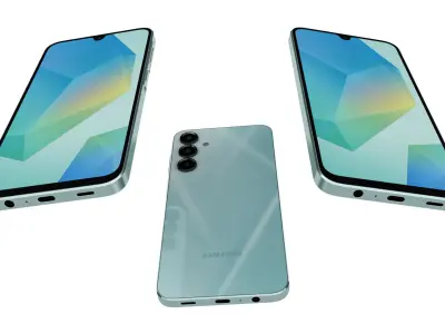 Samsung Galaxy A16 5G Light Green 3D model