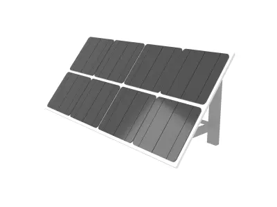 Solar Panel v1 003 Low-poly 3D model