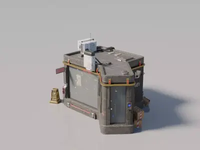 Cyberpunk House 3 3D model