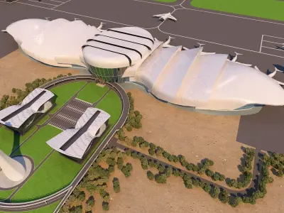 0024 - Architecture Airport - 2021 - 06 3D model