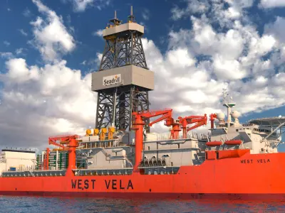  WEST VELA Drilling Ship 