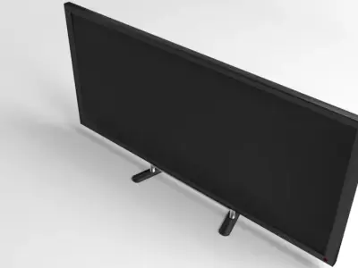Flat-Panel Monitor 65inch 3D model