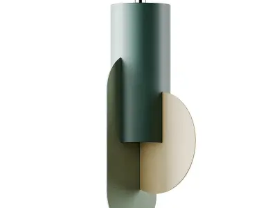 Contemporary Pendant Lamp Suprematic Three CS1 by NOOM 3D model