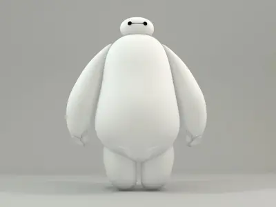 Baymax - Robot Low-poly 3D model