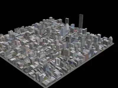 big city 777 3D model