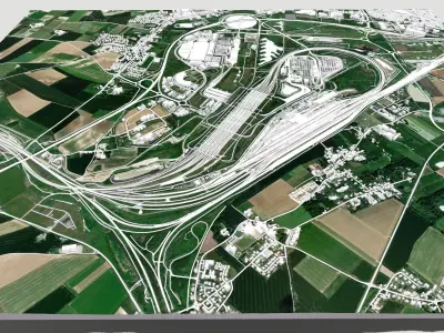  Eurotunnel Le Shuttle Great Britain 3D model