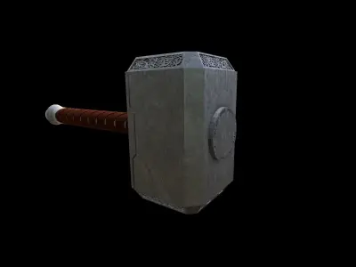 Thor hammer 3D model