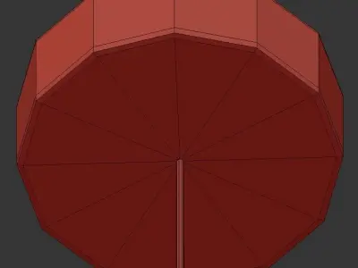 Triple pendant light with balls 3D model