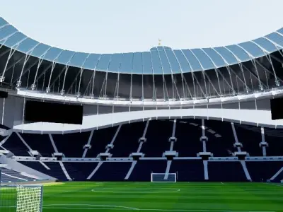 Tottenham Hotspur Stadium - London Low-poly 3D model