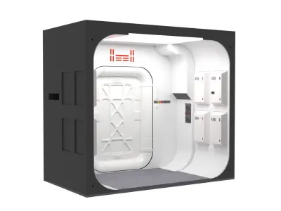 The Tantive IV Hallway 1-6 scale BESTA 3D print model