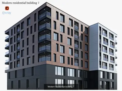 Residential and commercial buildings set-2 3D Model Pack