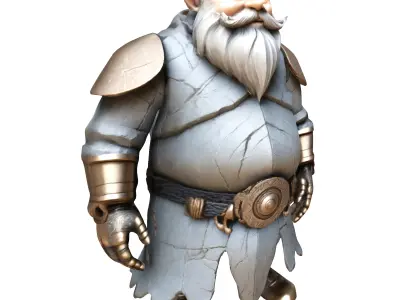 Dwarven Warriors Ultimate Collection - Fantasy Character Models 3D print model