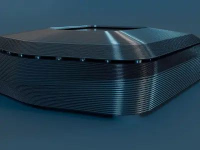 Santiago Bernabeu printing 3D 3D print model